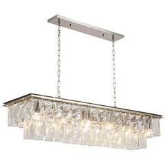 Ceilling lamp IR/NI clear glass 125x35x30cm