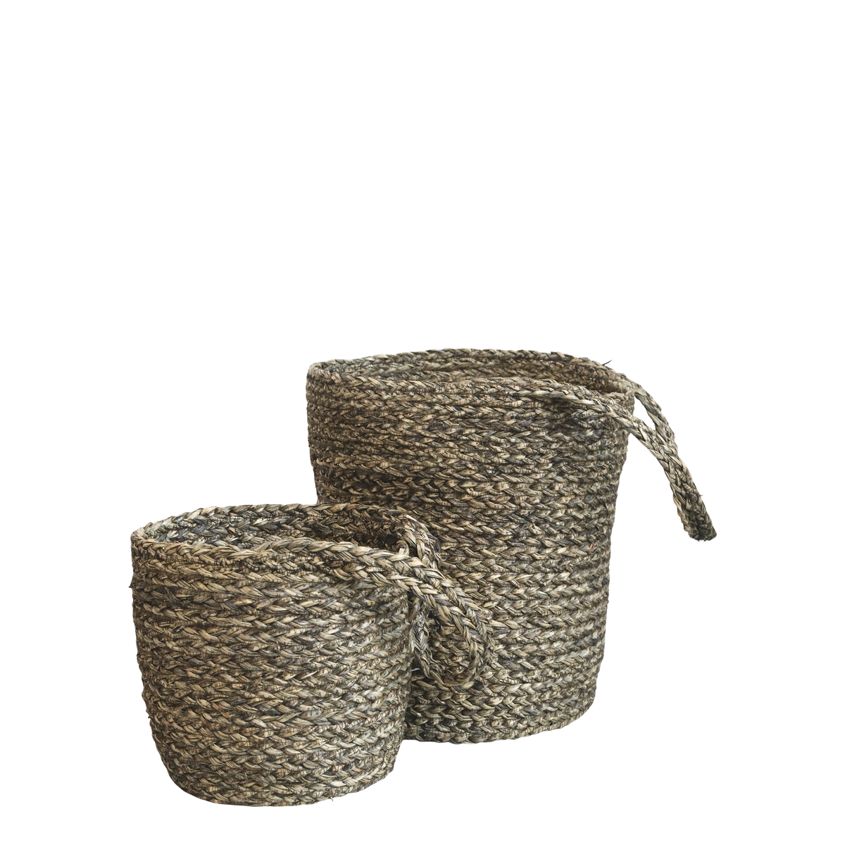 Basket for hanging set of 2 H45/D27 cm black