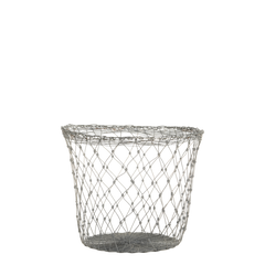 Fil de fer Basket H20/D24 cm antique zinc