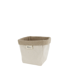 Basket w. fold Éternel H12/L12/W12 cm cream