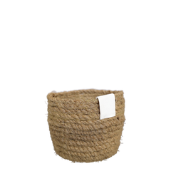 Wicker Basket H13/D15 cm nature