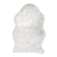 Faux Fur L90/W60 cm white