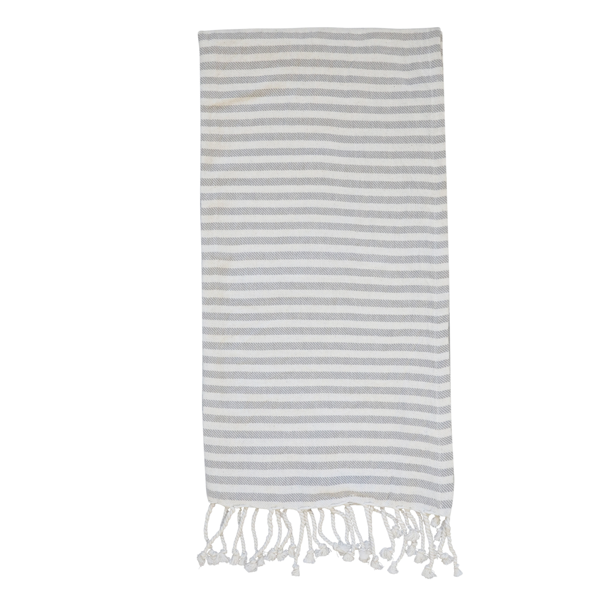 Hammam Bath Sheet w. stripes Éternel L180/W90 cm grey