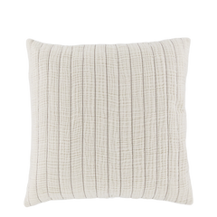 Aix Pillowcase w. stripes H45/L45 cm cream