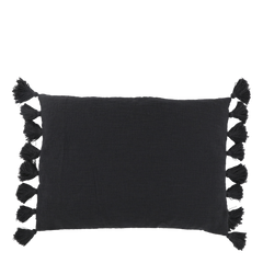 Aix Pillowcase w. tassels L70/W50 cm midnight