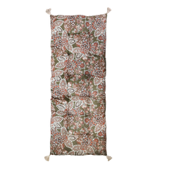 Aix Mattress w. paisley pattern L180/W70 cm moss & terracotta