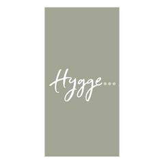 Napkin w. hygge L20/W10 cm verte