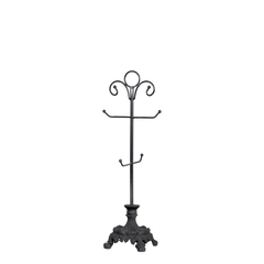 Holder on foot H54/L14/W14cm antique black