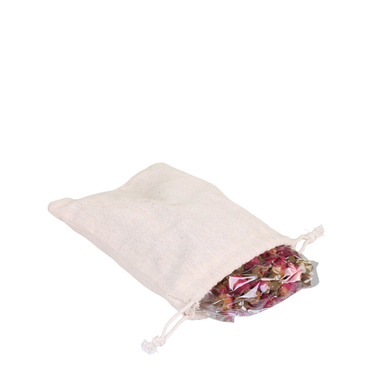 Fleur dried Rose Potpourri 50 g H5/L15.5/W12 cm in linen bag