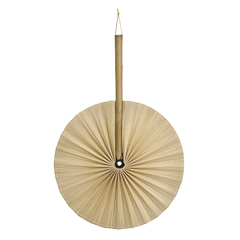 Fan bamboo for deco H49/D32 cm nature