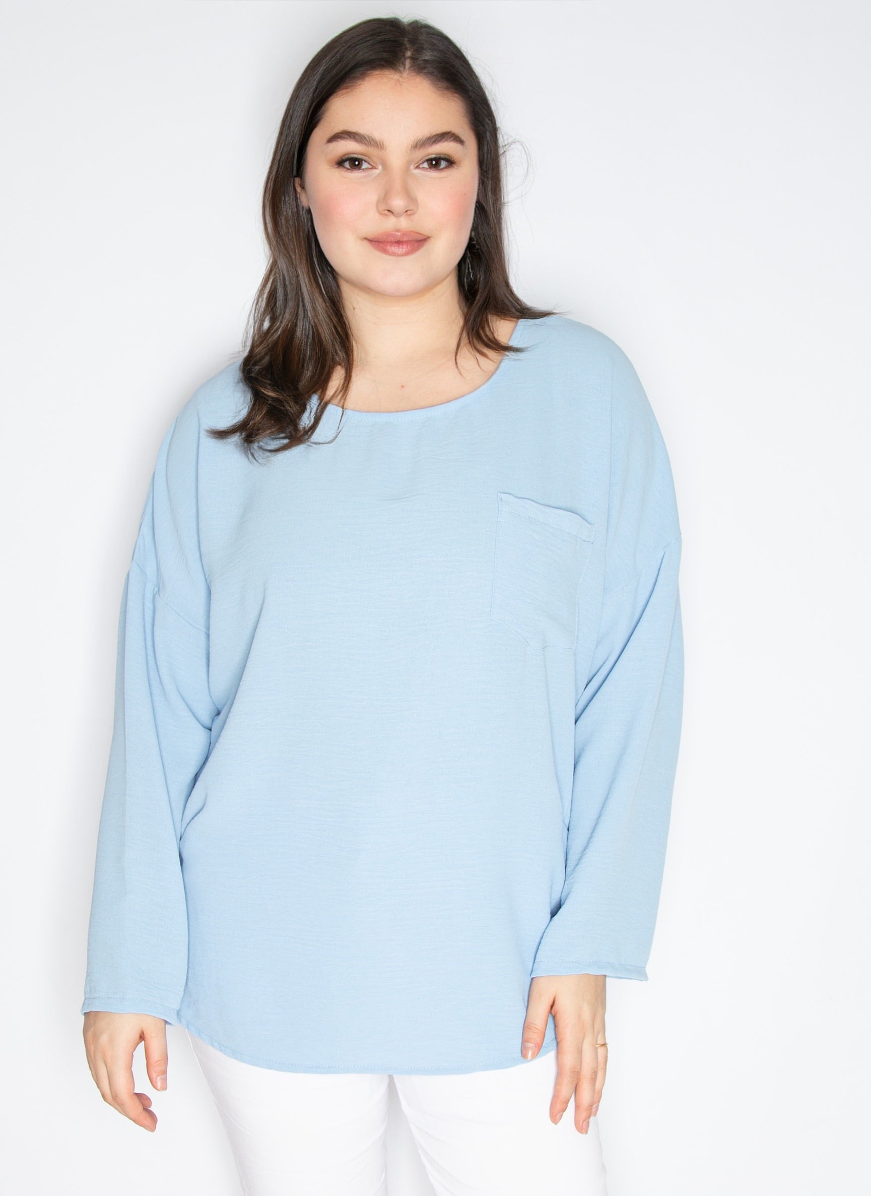 Bluse med lomme - ITFEB25