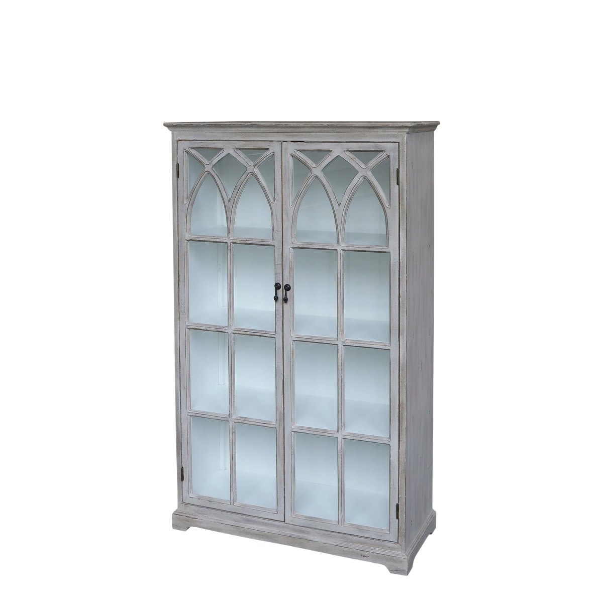 Display Cabinet H154/L90/W37 cm Sand