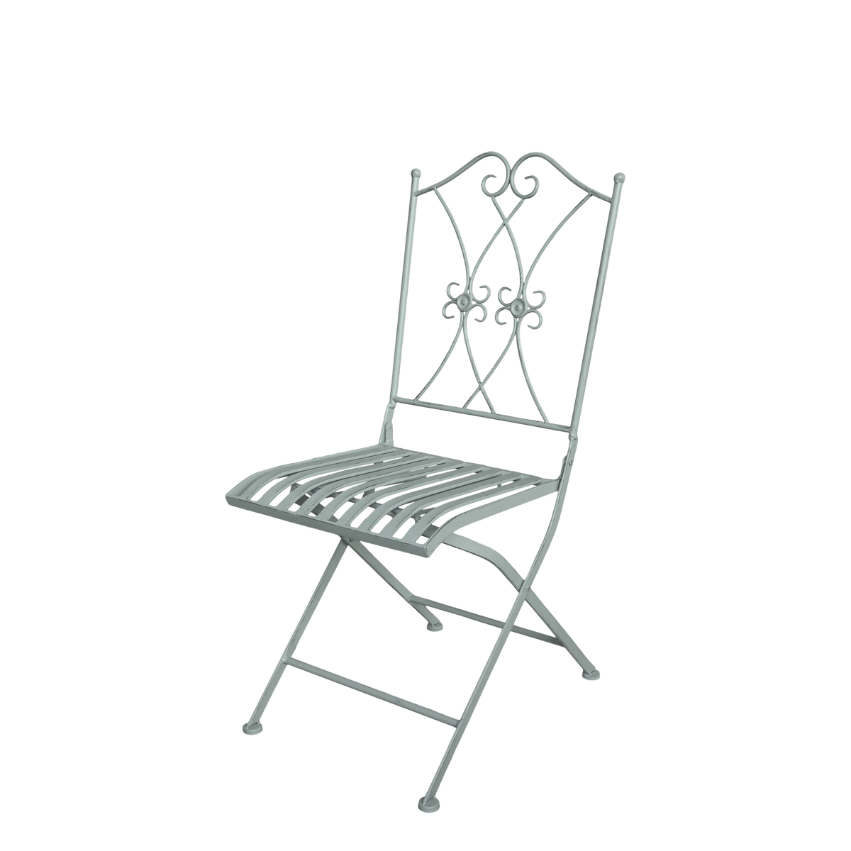 Bistro Chair H93/L47/W40 cm antique verte