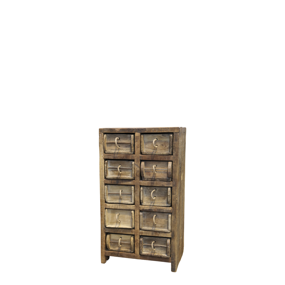 Grimaud Chest of Drawers w. 10 brick moulds H70/L40/W33 cm nature