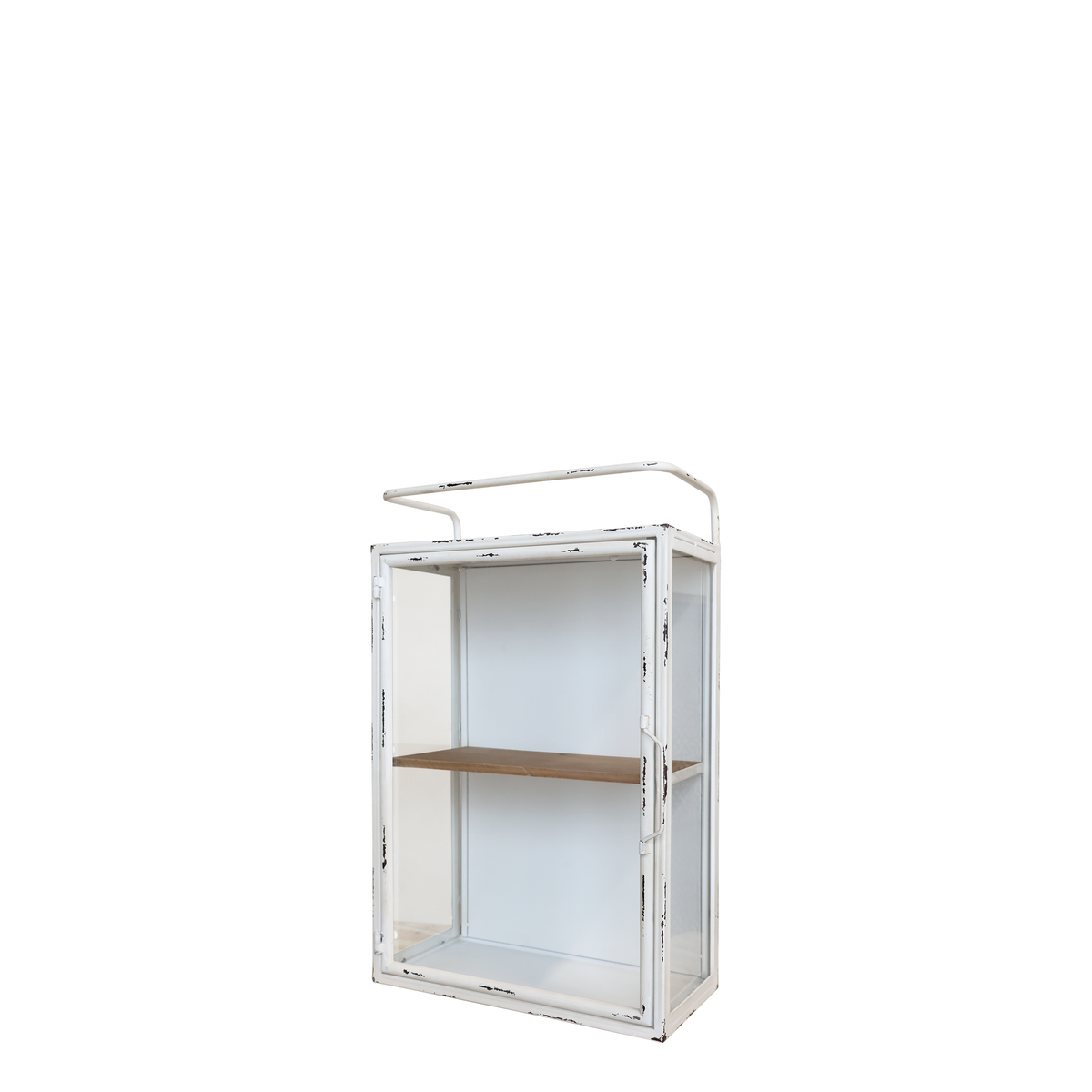 Cabinet for wall w. shelf H56/L35/W18 cm antique cream