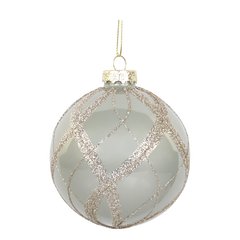 Christmas Bauble D8 cm verte