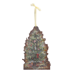 Vintage Christmas Tree H33/L22/W0.5 cm