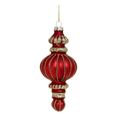 Ornament H15.5/D6 cm antique cherry