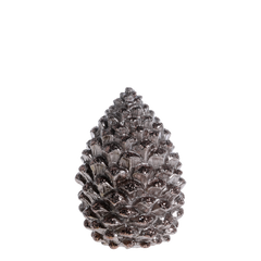 Cone for deco H15.5/D11 cm mocca