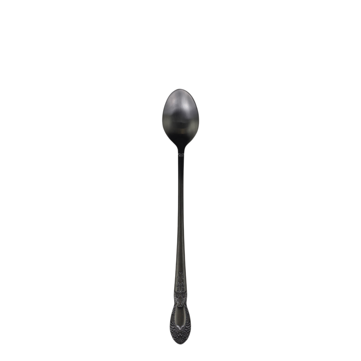 Lattespoon w. decor L19.5 cm antique coal