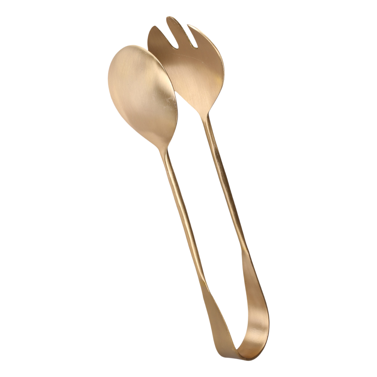 Salad tongs L29/W6 cm brass