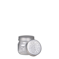 Sugar Shakers w. extra lid H8/D7 cm clear