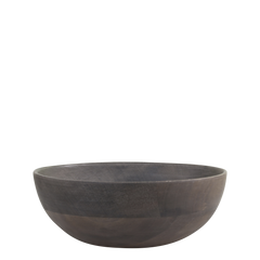 Laon Salad Bowl mango wood H9.5/D25 cm coal