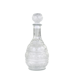 Carafe w. pattern H28/D12 cm clear