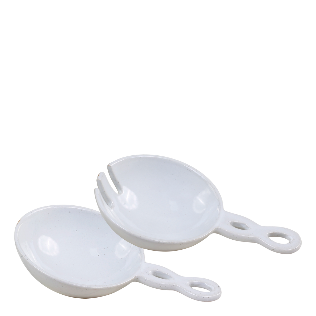 Salad Servers set of 2 H3/L15/W9.5 cm French grey