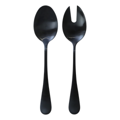 Nordique Salad Servers set of 2 L24 cm black