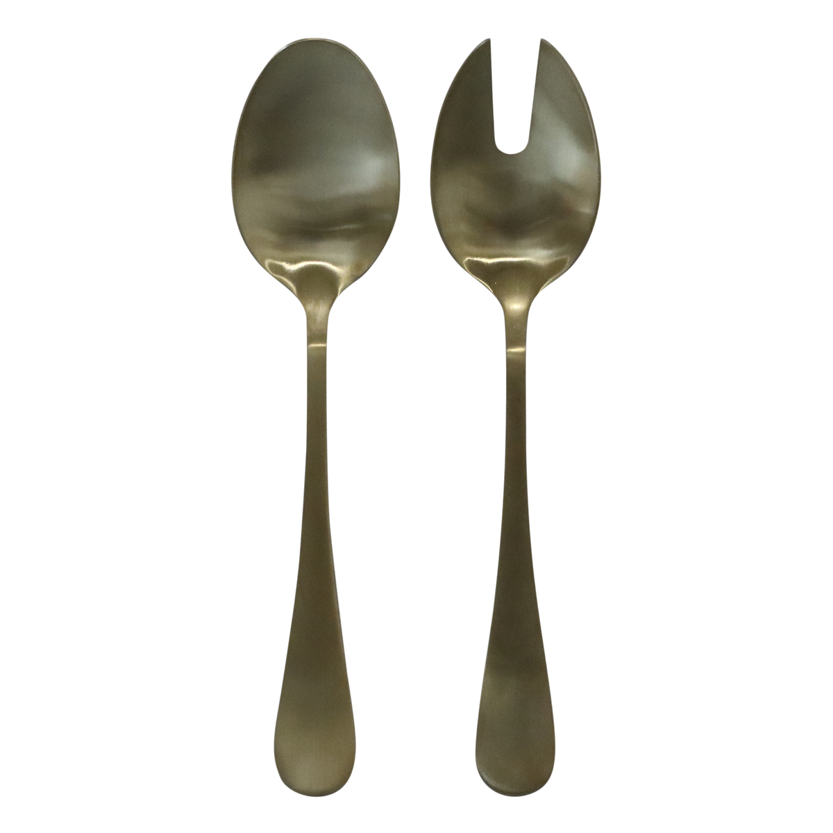 Nordique Salad Servers set of 2 L24 cm gold