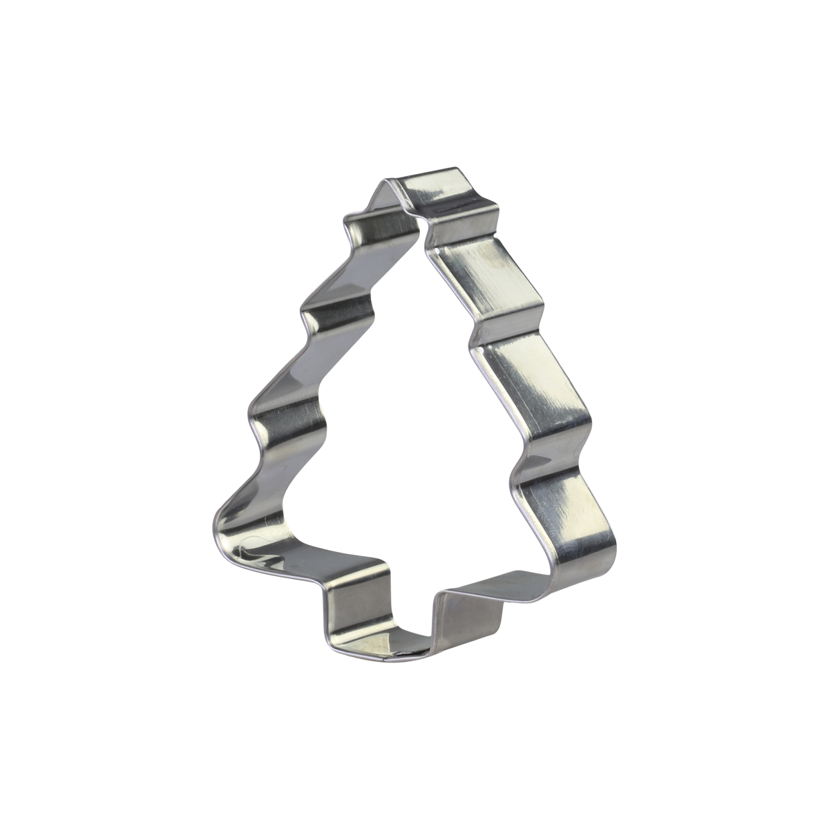 Cookie Cutter Christmas tree H2/L7.5/W6.5 cm silver