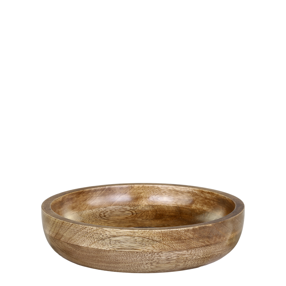 Tours Bowl in wood w. carvings H5/D20 cm nature