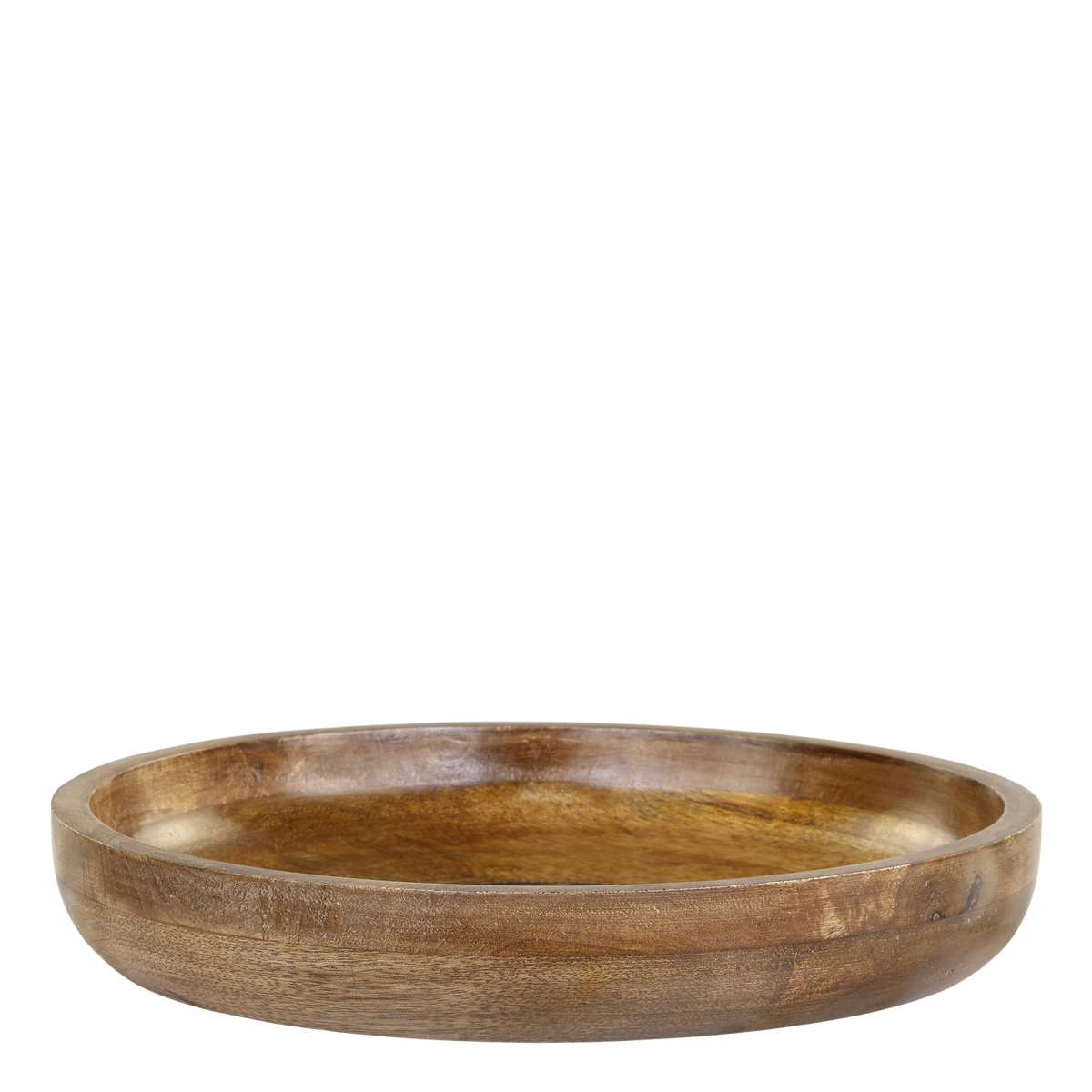 Tours Bowl in wood w. carvings H5/D30 cm nature