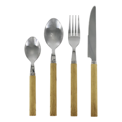 Linas Cutlery set of 4 L22.5 cm nature