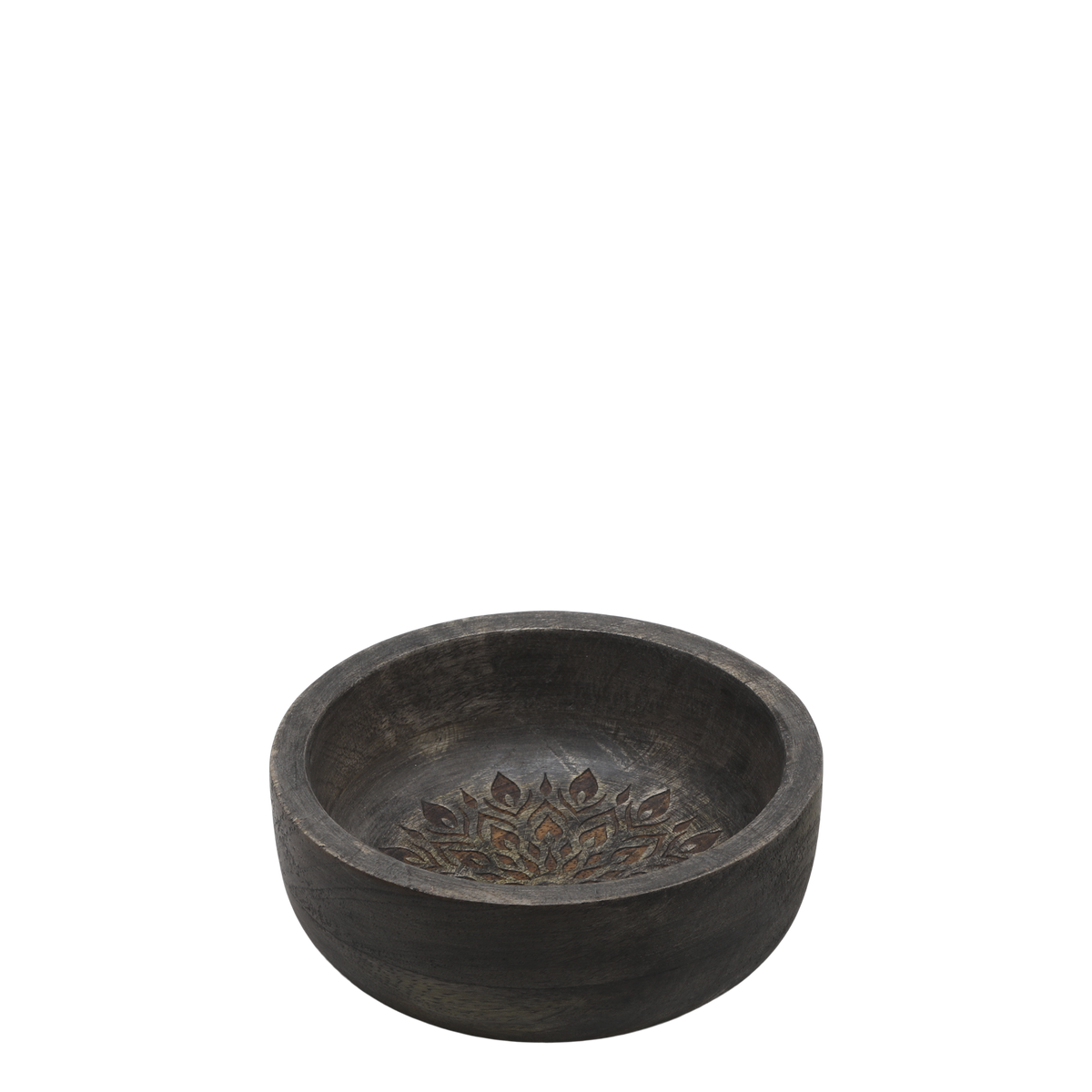 Tours Bowl w. carvings H4/D12 cm coal