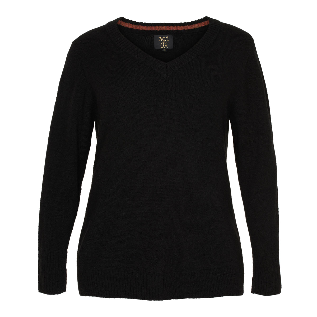 No 1. By Ox Sweater w. v-neck Sort