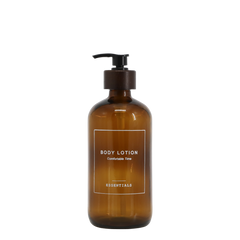 Bottle w. pump Body Lotion 500 ml H21.5/D7.5 cm mocca