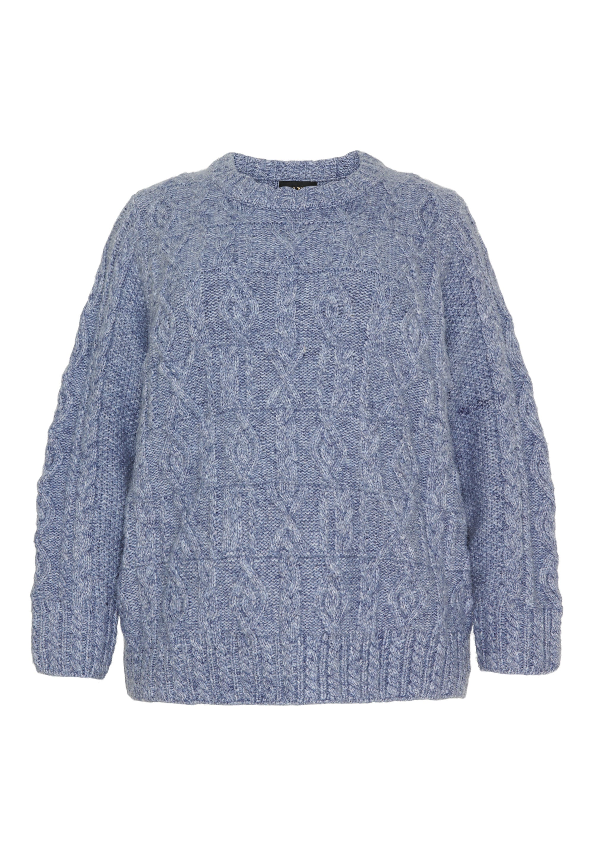 No. 1. By Ox Kabelstrikket sweater med uld