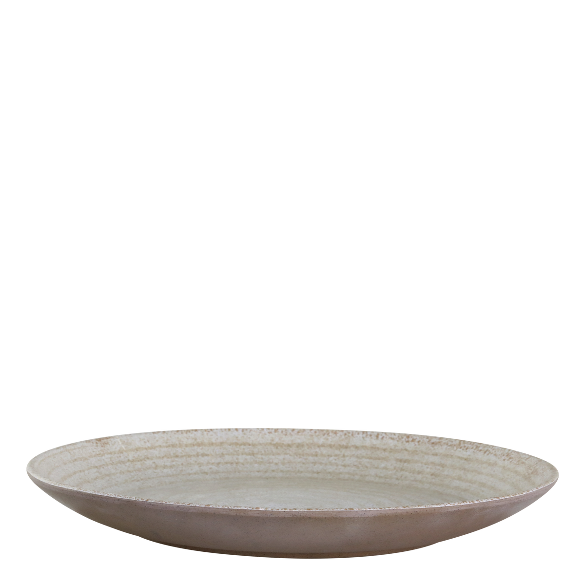 Cassis Dinner Plate in melamine H3/D25.5 cm latte