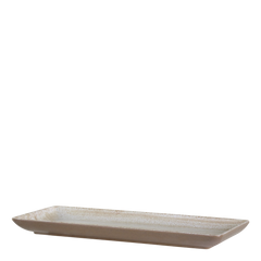 Cassis Tray in melamine H2.5/L28/W12.5 cm latte