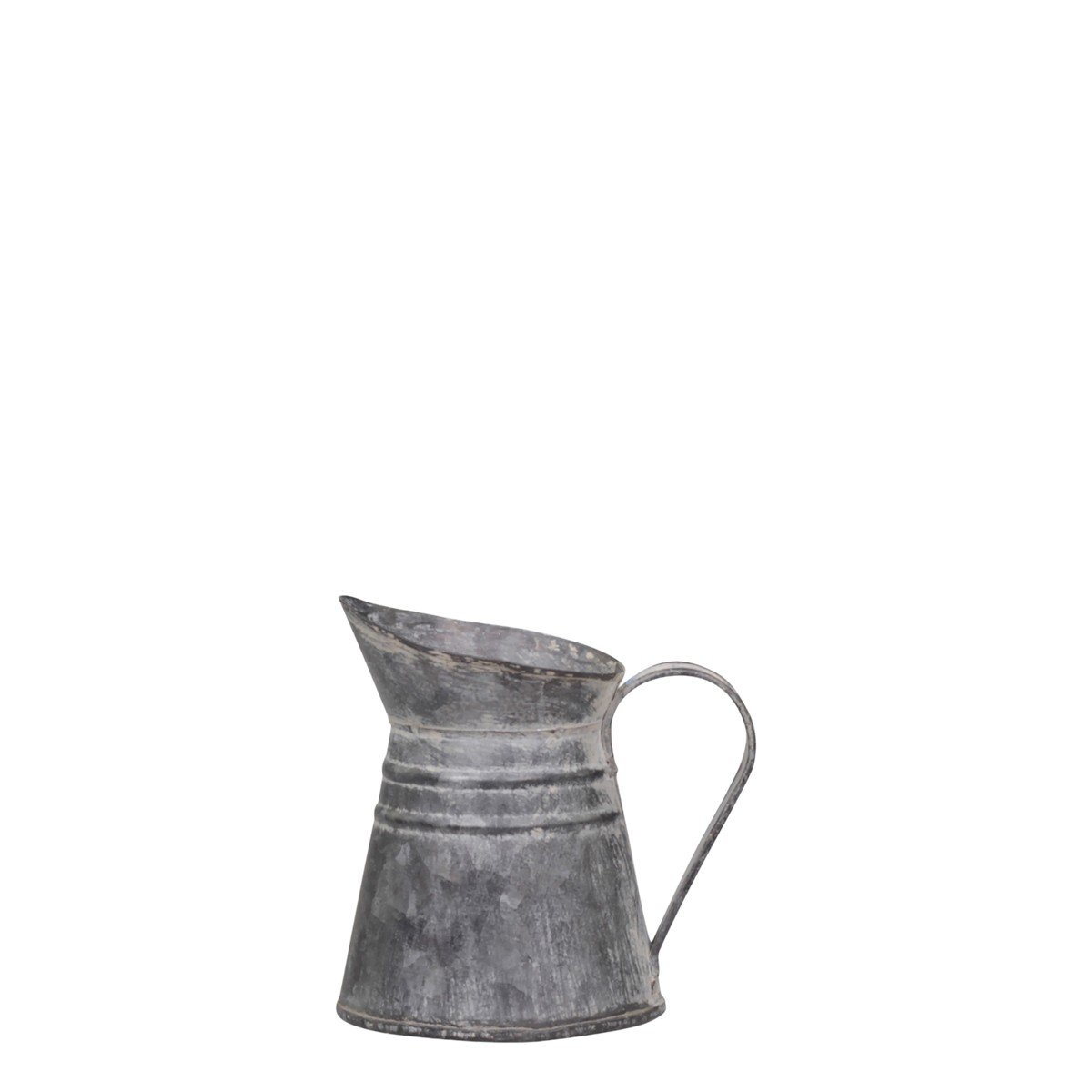 Jug for deco H10/L10/W7.7 cm antique zinc