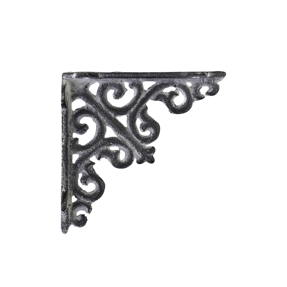 Shelf bracket H10/L10/W3.5 cm antique grey