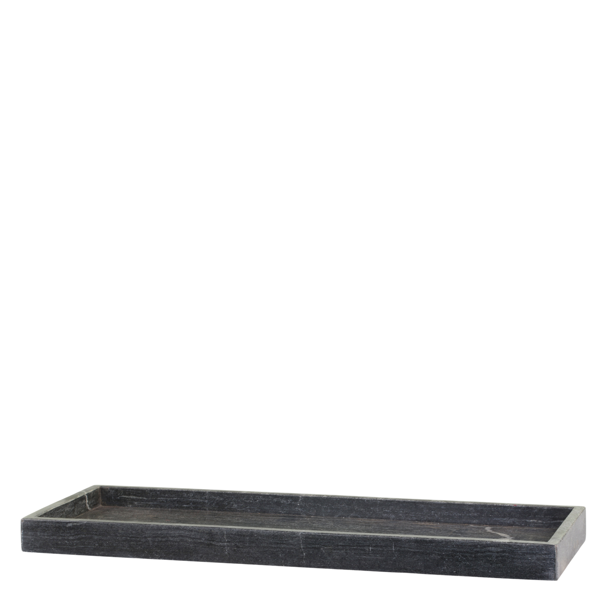 Morlaix Tray of marble H4/L60/W22 cm coal