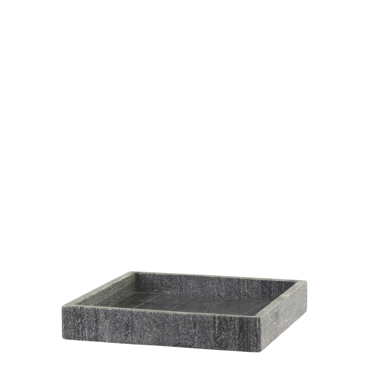 Morlaix Tray of marble H4/L25/W25 cm coal