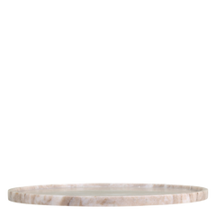 Morlaix Marble Tray H1.5/D30 cm latte