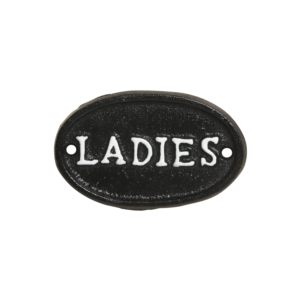 Sign Ladies H9.5/L6 cm antique black