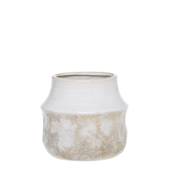 Rennes Planter H15.5/D17 cm latte