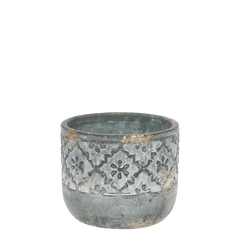 Narbonne Planter H12.5/D15 cm opal