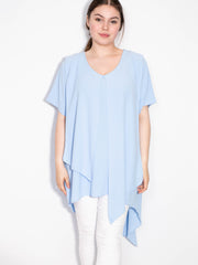 Asymmetrisk bluse - Brystmål 130cm